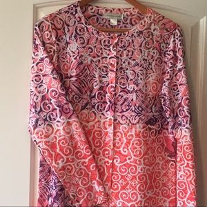 Christopher & Banks Button Up Sweater